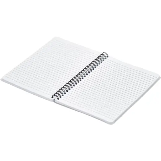 Altitude Noodle A5 Spiral Notebook Solid White Open